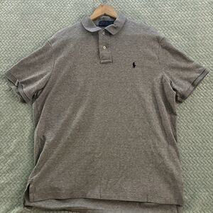 Polo Ralph Lauren Gray Polo Shirt Men’s XL Short Sleeve Classic Fit Pony Logo